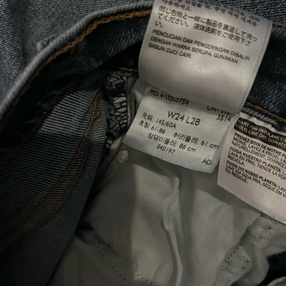 REVOLVE bleu WEDGIE STRAIGHT
LEVI'S size 24 - Picture 7 of 10